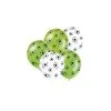 5 Ballons Latex 30 Cm FOOTBALL Blancs Et Verts 1 5 Ballons Latex 30 Cm FOOTBALL Blancs Et Verts -Perruque Soldes 12 ballons latex 30 cm football 6 blancs 6 verts