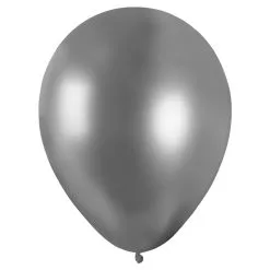 Perruque Soldes -Perruque Soldes 20 ballons latex argent 25 cm 1