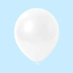 Perruque Soldes -Perruque Soldes 20 ballons latex blanc 25 cm 1