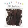20 Ballons Latex CHOCOLAT 25 Cm 1 20 Ballons Latex CHOCOLAT 25 Cm -Perruque Soldes 20 ballons latex chocolat 25 cm