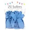 20 Ballons Latex CIEL 25 Cm 1 20 Ballons Latex CIEL 25 Cm -Perruque Soldes 20 ballons latex ciel 25 cm