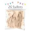 20 Ballons Latex IVOIRE 25 Cm 1 20 Ballons Latex IVOIRE 25 Cm -Perruque Soldes 20 ballons latex ivoire 25 cm