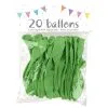 20 Ballons Latex VERT CLAIR 25 Cm -Perruque Soldes 20 ballons latex vert clair 25 cm