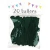 20 Ballons Latex VERT FONCE 25 Cm -Perruque Soldes 20 ballons latex vert fonce 25 cm