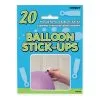 20 Stickers Accroche Ballon -Perruque Soldes 20 stickers accroche ballon