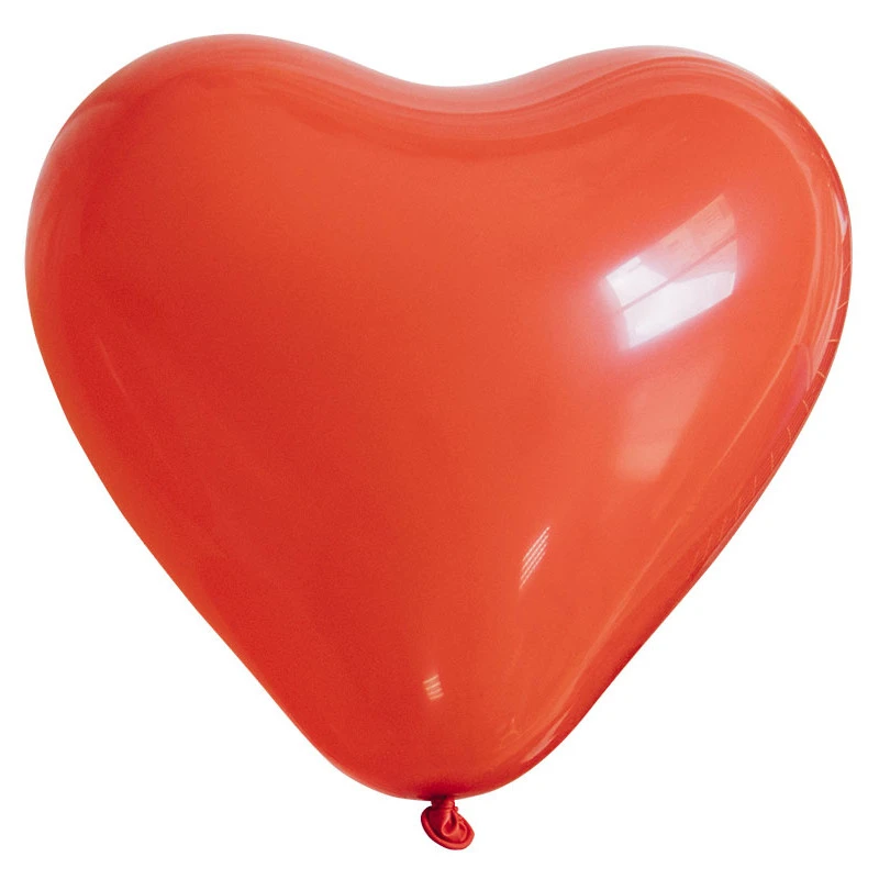 25 Ballons Coeur Rouge 26 Cm 5 25 Ballons Coeur Rouge 26 Cm – Image 3