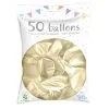 50 Ballons Latex Métal Nacré Ivoire 30 Cm 2 50 Ballons Latex Métal Nacré Ivoire 30 Cm -Perruque Soldes 50 ballons latex metal nacre ivoire 30 cm