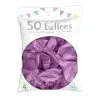 50 Ballons Latex Métal Nacré Lilas 30 Cm -Perruque Soldes 50 ballons latex metal nacre lilas 30 cm