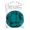 50 Ballons Latex Turquoise 30 Cm