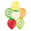 6 Ballons Latex FRUITS 30 Cm -Perruque Soldes 6 ballons latex fruits 30 cm