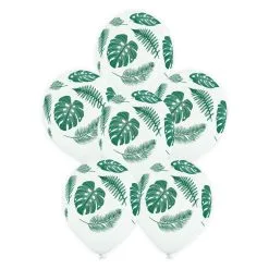 6 Ballons Latex TROPICAL 30 Cm -Perruque Soldes 6 ballons latex tropical 30 cm 2