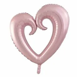 Ballon Coeur Foil Rose Gold 90 X 109 Cm