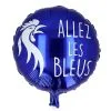 Ballon Foil Allez Les Bleus 45 Cm Double Face -Perruque Soldes ballon en aluminium allez les bleus doub le face 45 cm