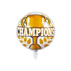 Ballon Foil 45 Cm Champions Double Face