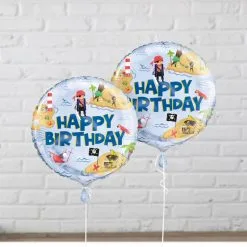 Ballon Foil 45 Cm HAPPY BIRTHDAY AHOY PIRATE -Perruque Soldes ballon foil 45 cm happy birthday ahoy pirate 2