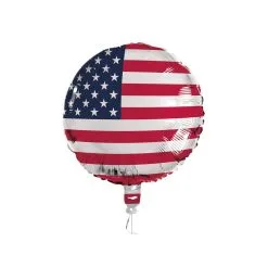 Ballon Foil 45 Cm USA Double Face -Perruque Soldes ballon foil 45 cm usa double face 2