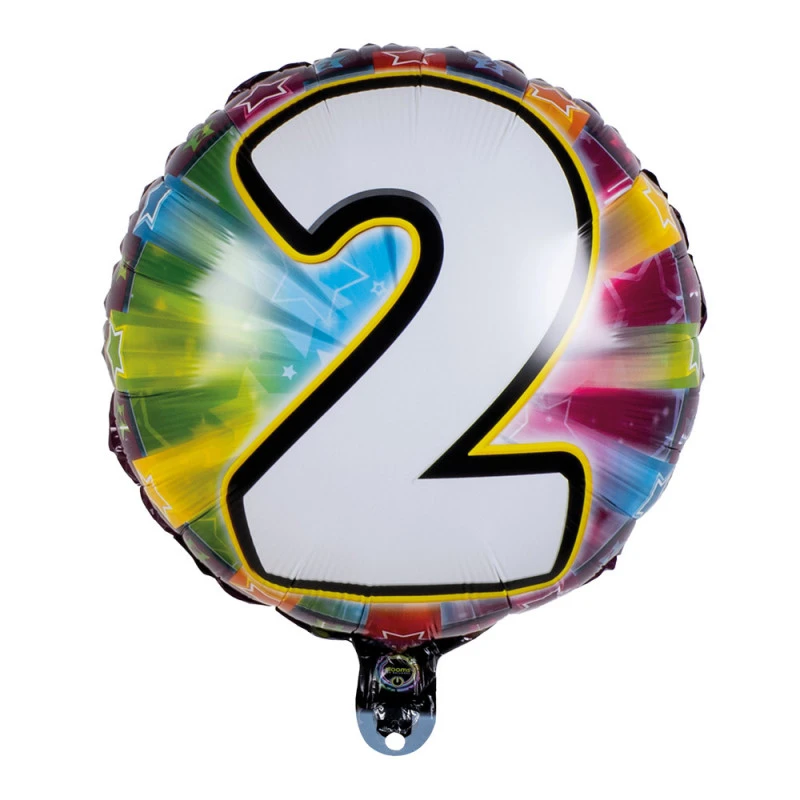 Ballon Foil 56 Cm LED CHIFFRE 2 4 Ballon Foil 56 Cm LED CHIFFRE 2 – Image 2