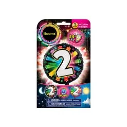 Ballon Foil 56 Cm LED CHIFFRE 2 7 Ballon Foil 56 Cm LED CHIFFRE 2 -Perruque Soldes ballon foil 56 cm led chiffre 2 2