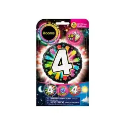 Ballon Foil 56 Cm LED CHIFFRE 4 7 Ballon Foil 56 Cm LED CHIFFRE 4 -Perruque Soldes ballon foil 56 cm led chiffre 4 2