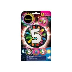 Ballon Foil 56 Cm LED CHIFFRE 5 -Perruque Soldes ballon foil 56 cm led chiffre 5 2