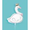 Ballon Foil CYGNE COURONNE 107 Cm -Perruque Soldes ballon foil cygne couronne 107 cm