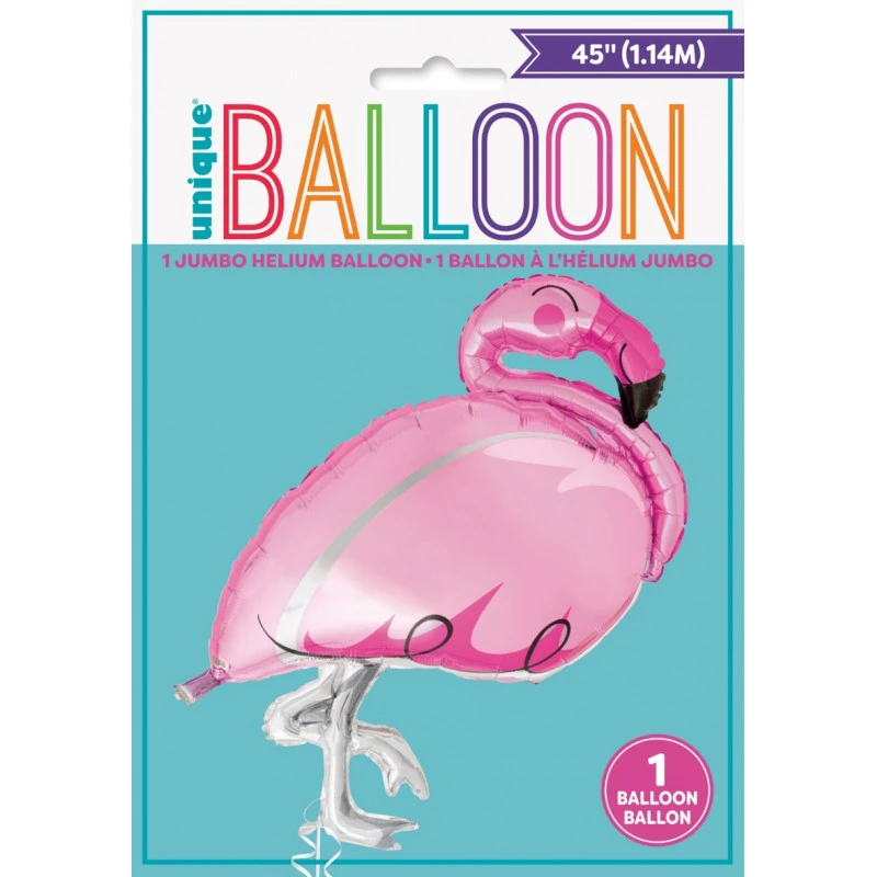 Ballon Foil FLAMANT ROSE 114 Cm 4 Ballon Foil FLAMANT ROSE 114 Cm – Image 2