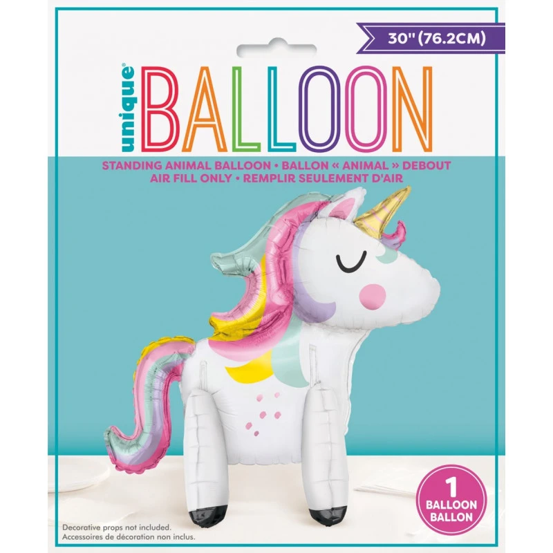 Ballon Foil LICORNE 76 Cm à Poser Remplir Seulement D'air 4 Ballon Foil LICORNE 76 Cm à Poser Remplir Seulement D'air – Image 2