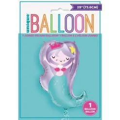 Ballon Foil SIRENE 73 Cm -Perruque Soldes ballon foil sirene 73 cm 1