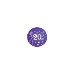 Ballon Géant 90cm Chiffre 20 Coloris Aléatoires