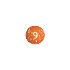 Ballon Géant 90cm Chiffre 9 Coloris Aléatoires