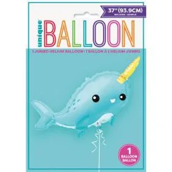 Ballon Géant Foil Licorne Des Mers 93.9 Cm -Perruque Soldes ballon geant foil licorne des mers 1
