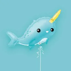 Ballon Géant Foil Licorne Des Mers 93.9 Cm -Perruque Soldes ballon geant foil licorne des mers 2