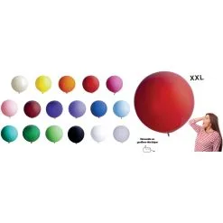 Ballon Géant Uni 90cm Pourpre -Perruque Soldes ballon geant uni 90cm pourpre 2