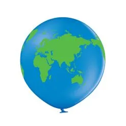 Ballon Latex PLANETE TERRE 60 CM -Perruque Soldes ballon latex planete terre 60 cm 2
