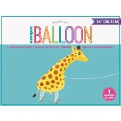 Ballon Marcheur GIRAFE 86 Cm -Perruque Soldes ballon marcheur girafe 86 cm 1