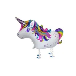 Ballon Marcheur LICORNE Foil 90 Cm -Perruque Soldes ballon marcheur licorne foil 90 cm 1