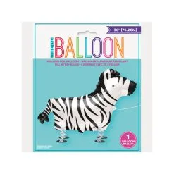 Ballon Marcheur ZEBRE 76 Cm -Perruque Soldes ballon marcheur zebre 76 cm 1