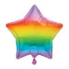 Ballon Mylar 50 Cm étoile RAINBOW -Perruque Soldes ballon mylar 50 cm etoile rainbow