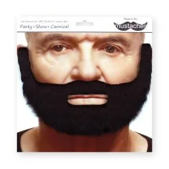 Barbe Loup De Mer - Noire (151) -Perruque Soldes barbe loup de mer 151 noire 2