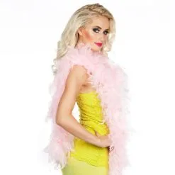 Boa Plume 1m80 50 Gr Rose Pâle -Perruque Soldes boa plume 1m80 50 gr rose pale 1