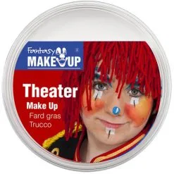 Boîte De Fard Gras Théâtre 25g - Blanc Clown