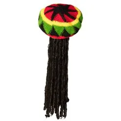 Bonnet Jamaica Avec Dreadlocks