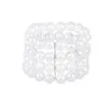 Bracelet Flapper Blanc -Perruque Soldes bracelet flapper blanc
