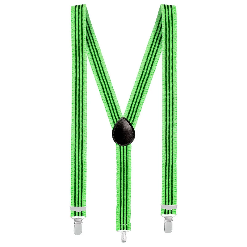 Bretelles FROUFROU Vert Fluo 3 Bretelles FROUFROU Vert Fluo