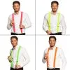 Bretelles Neon 4 Couleurs Assorties -Perruque Soldes bretelles neon 4 couleurs assorties