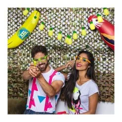 Bretelles Neon 4 Couleurs Assorties -Perruque Soldes bretelles neon 4 couleurs assorties 2