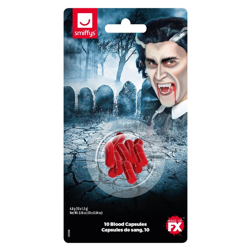 Capsules De Sang, Rouge, Poudre X 10 3 Capsules De Sang, Rouge, Poudre X 10