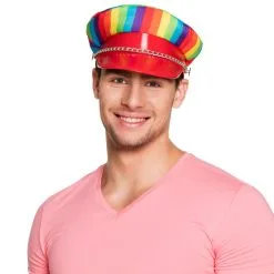 Casquette Arc-en-ciel Rocker DESTOCKAGE
