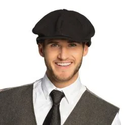 Casquette Birmingham Noir -Perruque Soldes casquette birmingham noir 1