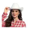 Chapeau Feutre Cowboy - Blanc -Perruque Soldes chapeau feutre cow boy blanc
